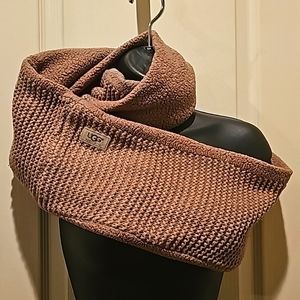 UGG Tan Textured Scarf
